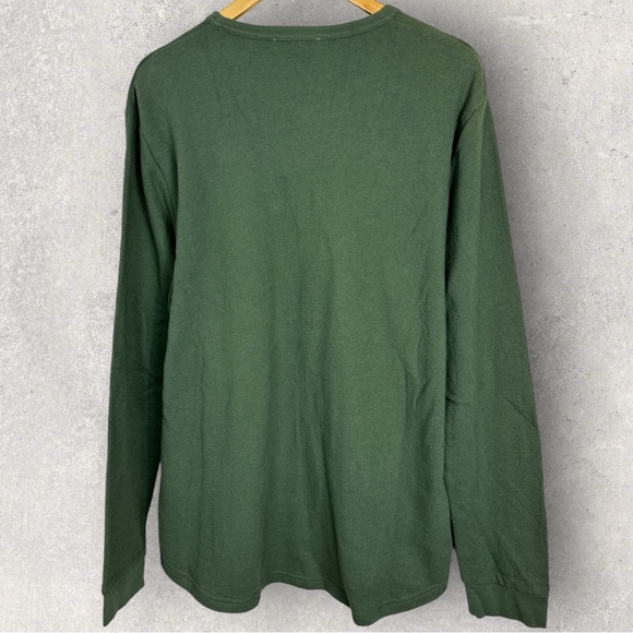 Samsoe Green Textured Crew Neck Sweater Mens Size XL Thyme Knit Cotton‎ NEW NWT - Picture 14 of 14